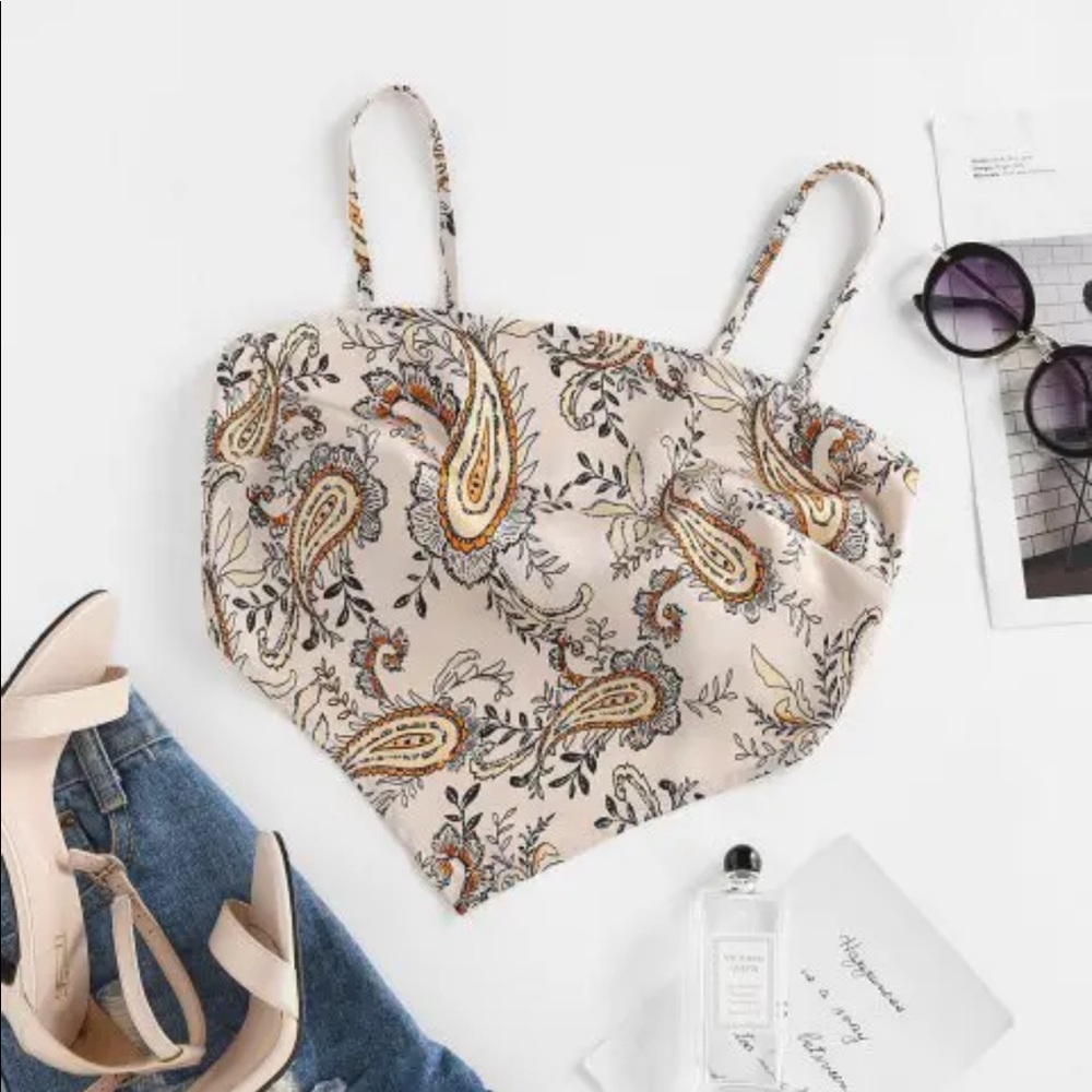 Zaful bandana hem cami top!